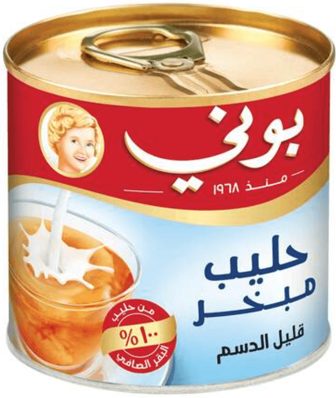 كرتون حليب مبخر بوني لايت 170 مل * 48