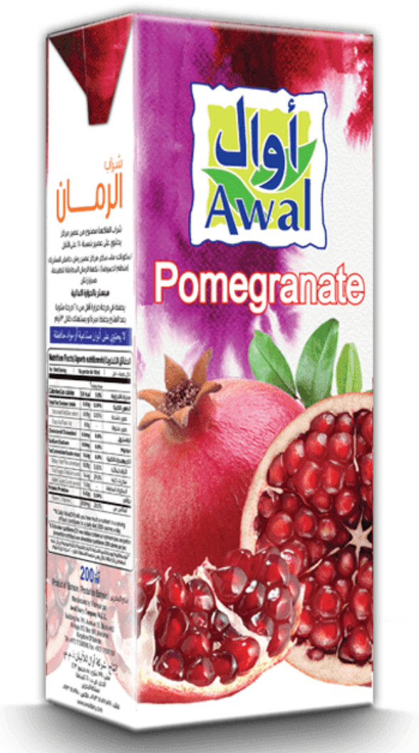 كرتون عصير اوال رمان 200 مل * 18