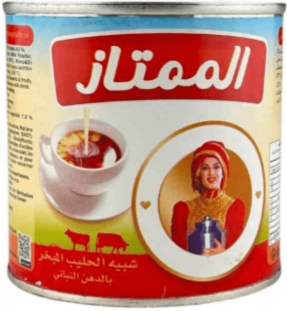 كرتون حليب مبخر الممتاز  170 مل * 48