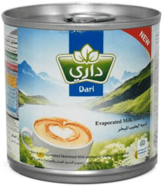 كرتون حليب مبخر داري  170 مل * 48