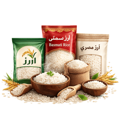 الارز ومنتجات الطحين